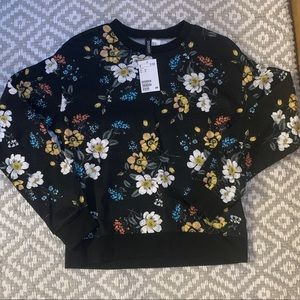NWT floral sweatshirt